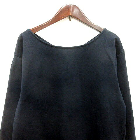 【中古】アバハウス ABAHOUSE Lade ワンピース ミニ 七分袖 紺 ネイビー /MN レディース 【ベクトル 古着】 250425