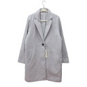 【中古】未使用品 ファンファッションフューチャー Fun Fashion Future チェスターコート 総裏地 M ライトグレー /MS ●RY レディース 【ベクトル 古着】 250507|詳細画像