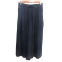 【中古】アンタイトル UNTITLED ガウチョパンツ スカンツ ワイド プリント 1 S 紺 ネイビー /AU レディース 【ベクトル 古着】 250430