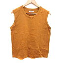 【中古】オーディナリーフィッツ ORDINARY FITS タンクトップ 0 XS 茶 キャメル /YK メンズ 【ベクトル 古着】 250514