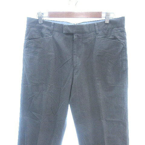 【中古】スティーブンアラン Steven Alan ブラッカー blacker テーパードパンツ スラックス センタープレス 84 L グレー /AU メンズ 【ベクトル 古着】 250516