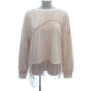 【中古】フリークスストア FREAKS STORE トレーナー スウェット チュール 長袖 F 白 ホワイト ベージュ /YK レディース 【ベクトル 古着】 ...