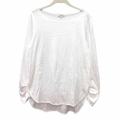 【中古】プラステ PLST カットソー ボートネック 長袖 M 白 ホワイト /YK レディース 【ベクトル 古着】 250606 【中古】プラステ PLST カットソー ボートネック 長袖 M 白 ホワイト /YK レディース 【ベクトル 古着】 250606