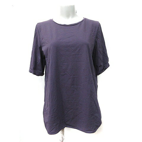【中古】ラエフ la.f... チュニック カットソー 半袖 3 M〜L 紫 パープル /YI レディース 【ベクトル 古着】 250614 【中古】ラエフ la.f... チュニック カットソー 半袖 3 M〜L 紫 パープル /YI レディース 【ベクトル 古着】 250614