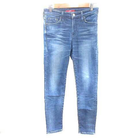【中古】エドウィン EDWIN デニムパンツ ジーンズ スキニー S 青 ブルー /AU レディース 【ベクトル 古着】 250612