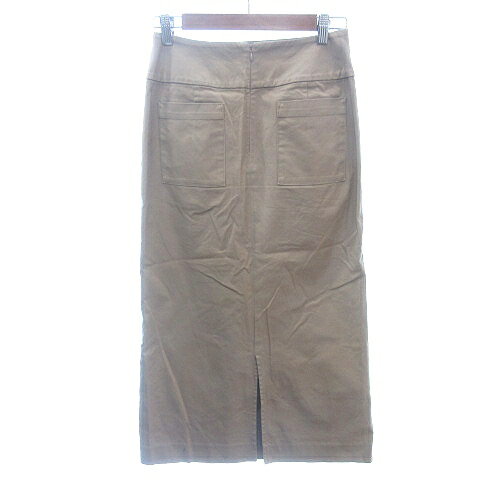 【中古】アーバンリサーチ ドアーズ URBAN RESEARCH DOORS タイトスカート ロング 36 S ベージュ /AU レディース 【ベクトル 古着】 250613