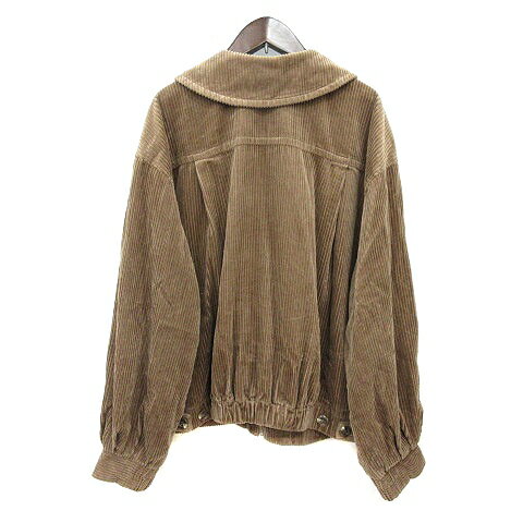 【中古】ヘザー Heather ステンカラージャケット 総裏地 コーデュロイ F 茶 ブラウン /MN レディース 【ベクトル 古着】 250611