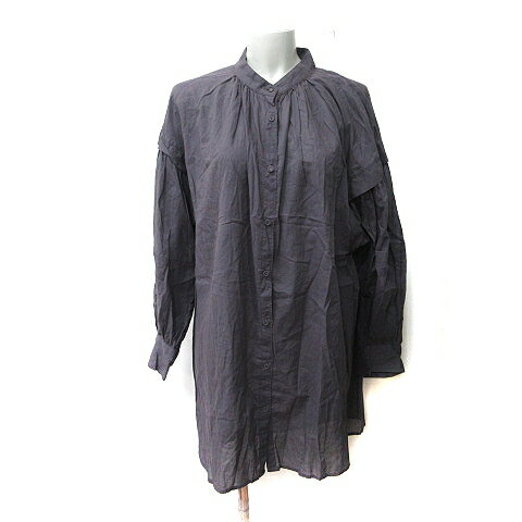 【中古】ニコアンド Niko and.. シャツワンピース ひざ丈 バンドカラー 長袖 3 M〜L 茶 ブラウン /YI レディース 【ベクトル 古着】 250623 【中古】ニコアンド Niko and.. シャツワンピース ひざ丈 バンドカラー 長袖 3 M〜L 茶 ブラウン /YI レディース 【ベクトル 古着】 250623
