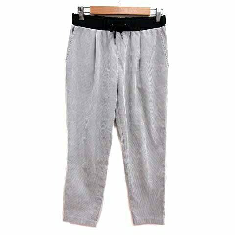 【中古】カプリシューレマージュ CAPRICIEUX LE'MAGE スラックスパンツ コーデュロイ 38 M ライトグレー /YK レディース 【ベクトル 古着】 250624