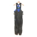 【中古】オンワード樫山 MACBIRD スキーウェア オールインワン LL チャコールグレー 黒 ブラック /MS ●RY メンズ 【ベクトル 古着】 2506...