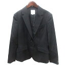 【中古】クミキョク 組曲 KUMIKYOKU テーラージャケット シングル 総裏地 4 XL 黒 ブラック /AU レディース 【ベクトル 古着】 250707(4)