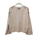 【中古】アパートバイローリーズ apart by lowrys ニット カットソー ボートネック 長袖 F ベージュ /MS レディース 【ベクトル 古着】 250708