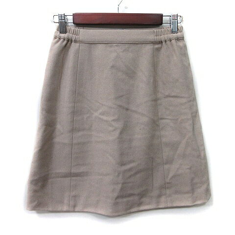 【中古】スナイデル SNIDEL 台形スカート ひざ丈 F ベージュ /YI レディース 【ベクトル 古着】 250707
