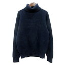 【中古】ヴァンソン エ ミレイユ Vincent et Mireille ニット セーター タートルネック 長袖 ウール 38 M 紺 ネイビー /MN レディ...