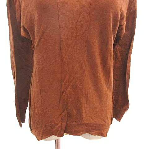【中古】ビッキー VICKY ニット カットソー Vネック 長袖 ウール 2 M 茶 ブラウン /YK レディース 【ベクトル 古着】 260218 auc-vector-20394340 ブランド古着の買取販売ベクトル サンプル画像3