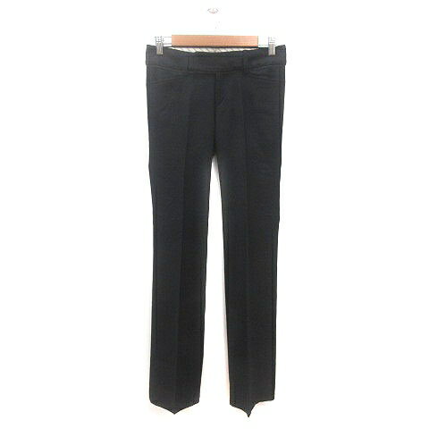 【中古】未使用品 ルスーク Le souk パンツ フレア ブーツカット ウール 36 黒 ブラック /MS レディース 【ベクトル 古着】 250714