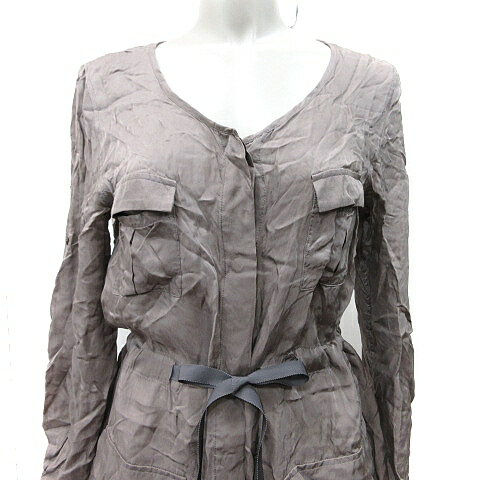 【中古】ステュディオス STUDIOUS ワンピース ミニ 長袖 モカ /YI レディース 【ベクトル 古着】 250718