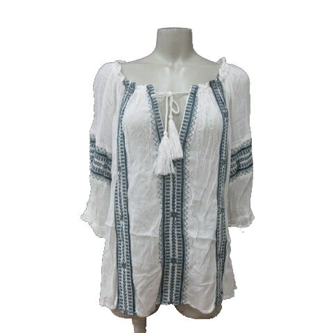 【中古】マウジー MOUSSY ブラウス 刺