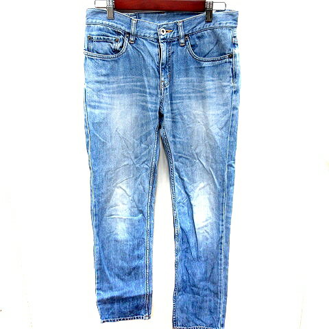 【中古】スローブ イエナ SLOBE IENA パンツ デニム ジーンズ ストレート ロング 38 インディゴ /RT レディース 【ベクトル 古着】 250729