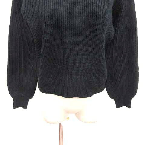 【中古】ロペピクニック ROPE Picnic ニット セーター 長袖 38 M 黒 ブラック /YK レディース 【ベクトル 古着】 260218 auc-vector-20432496 ブランド古着の買取販売ベクトル サンプル画像3