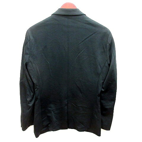 【中古】エディフィス EDIFICE ジャケット テーラード 背抜き M 黒 ブラック /RT メンズ 【ベクトル 古着】 250820