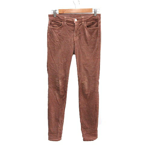 樂天商城 - 【中古】ジェイブランド J BRAND スキニーパンツ コーデュロイ 27 L 茶 ブラウン /AU レディース 【ベクトル 古着】 260224