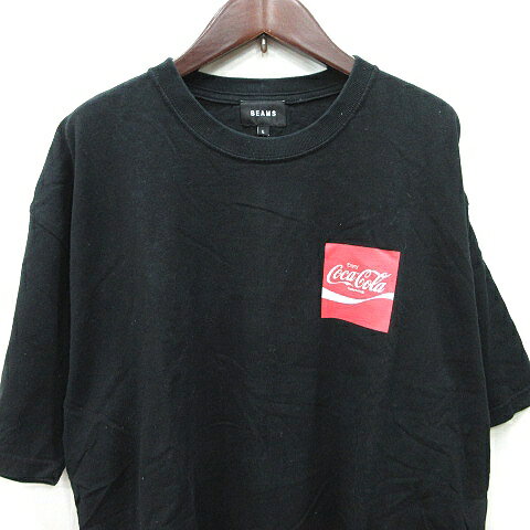 【中古】ビームス BEAMS Tシャツ カットソー 半袖 L 黒 ブラック /YI メンズ 【ベクトル 古着】 250826