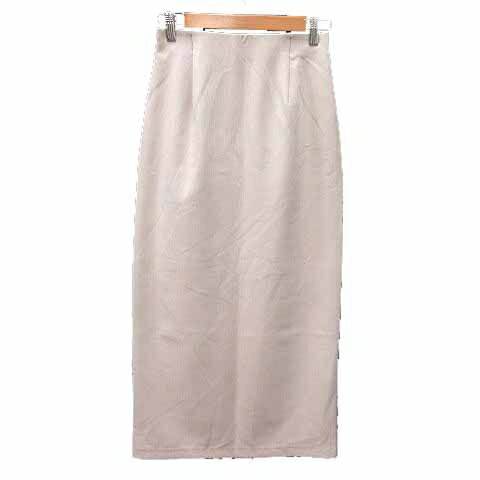 【中古】ストラ Stola. タイトスカート ロング 38 M ベージュ /YK レディース 【ベクトル 古着】 250828