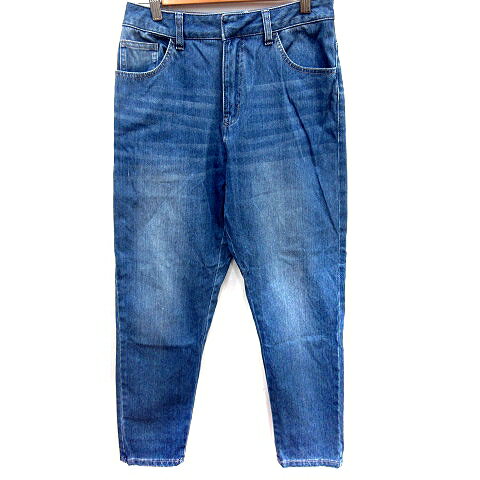 【中古】ソコラ socolla パンツ デニム ジーンズ ストレート ロング 2 インディゴ /RT レディース 【ベクトル 古着】 250911