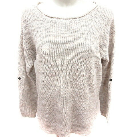 【中古】セポ CEPO ニット セーター 長袖 アルパカ混 M ベージュ /RT レディース 【ベクトル 古着】 250909