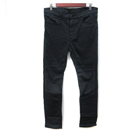 【中古】B&Y ユナイテッドアローズ BEAUTY&YOUTH ビューティー&ユース スキニーパンツ L 黒 ブラック /YI レディース 【ベクトル 古着】 251011