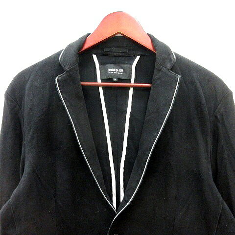 【中古】コムサイズム COMME CA ISM テーラードジャケット シングル M 黒 ブラック /MN メンズ 【ベクトル 古着】 251017
