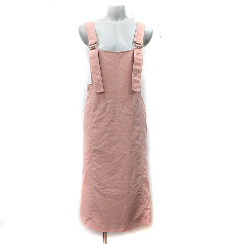 【中古】ビームスハート BEAMS HEART ジャンパースカート ワンピース ロング 0XS ピンク /YI レディース 【ベクトル 古着】 251028