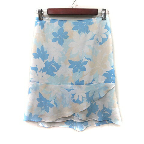 【中古】プライベートレーベル Private label タイトスカート ひざ丈 花柄 S マルチカラー /YI レディース 【ベクトル 古着】 251027