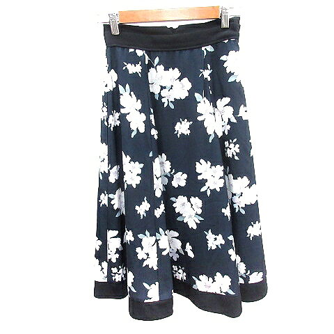 【中古】ミッシュマッシュ MISCH MASCH フレアスカート ミモレ ロング 36 S 紺 ネイビー /AU レディース 【ベクトル 古着】 251024