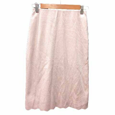 【中古】ココディール COCO DEAL タイトスカート ひざ丈 ニット 1 S ピンク /YK レディース 【ベクトル 古着】 251024(4)
