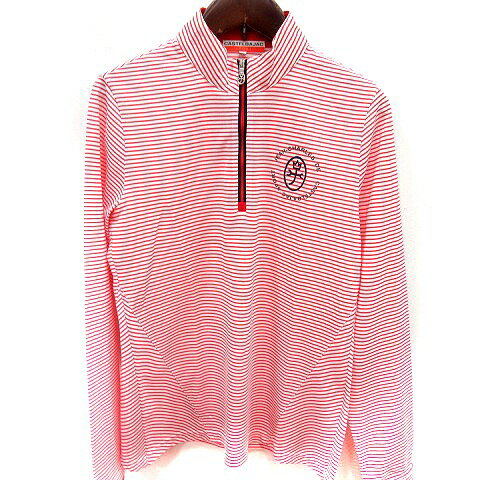 【中古】カステルバジャック CASTELBAJAC ニット カットソー ハイネック 長袖 ボーダー 1 赤 レッド 白 ホワイト /RT レディース 【ベクトル 古着】 251114(4)