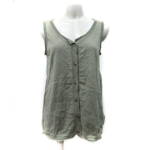 【中古】未使用品 サマンサモスモス SM2 ベスト ジレ カットソー M 緑 グリーン /YI レディース 【ベクトル 古着】 251124