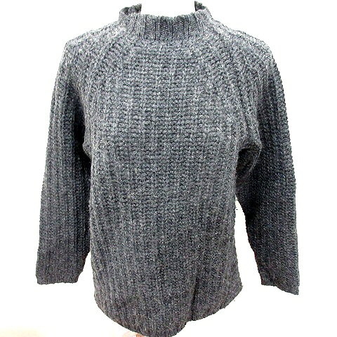 Long-Sleeved Knit - 【中古】RANGE ニット セーター 長袖 グレー /RT レディース 【ベクトル 古着】 260310