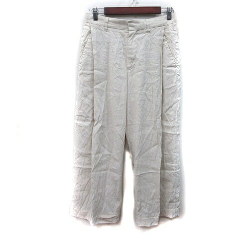 樂天商城 - 【中古】ジャーナルスタンダード JOURNAL STANDARD ワイドパンツ ハイウエスト 40 L 白 オフホワイト /YI レディース 【ベクトル 古着】 260214