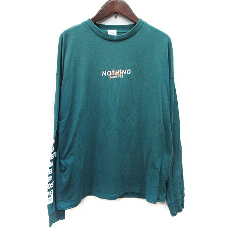 【中古】ブラウニー BROWNY Tシャツ カットソー 長袖 M 緑 グリーン /YI ●RY メンズ 【ベクトル 古着】 260205