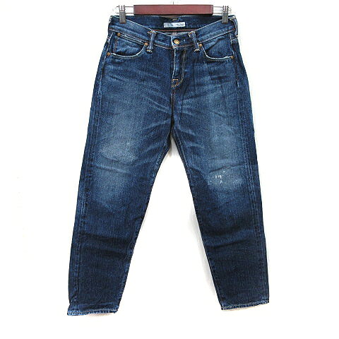 【中古】ルクスルフト Luxluft パンツ デニム ジーンズ ダメージ加工 26 紺 ネイビー /YI レディース 【ベクトル 古着】 260209 auc-vector-20752819 ブランド古着の買取販売ベクトル パッケージ画像