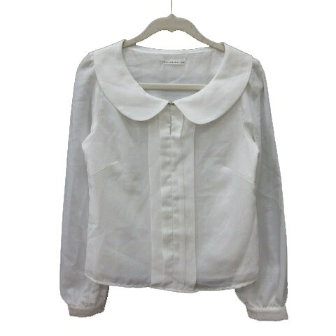 【中古】ウィルセレクション WILLSELECTION ブラウス 長袖 M 白 ホワイト /MS レディース 【ベクトル 古着】 260216
