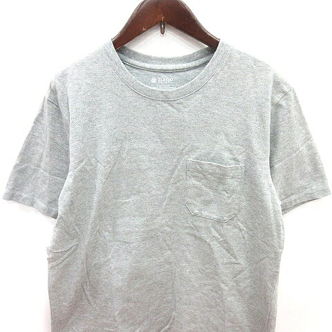 【中古】ナノユニバース nano universe Tシャツ カットソー Uネック 半袖 M グレー /RT レディース 【ベクトル 古着】 260311 auc-vector-20798367 ブランド古着の買取販売ベクトル サンプル画像3