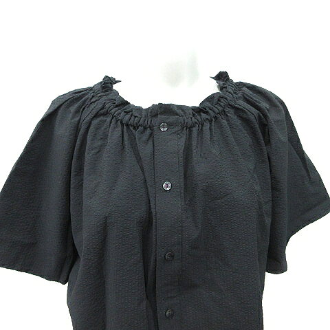 【中古】ロペピクニック ROPE Picnic シャツ ブラウス 半袖 38 M 黒 ブラック /YI レディース 【ベクトル 古着】 260227 auc-vector-20776898 ブランド古着の買取販売ベクトル サンプル画像2