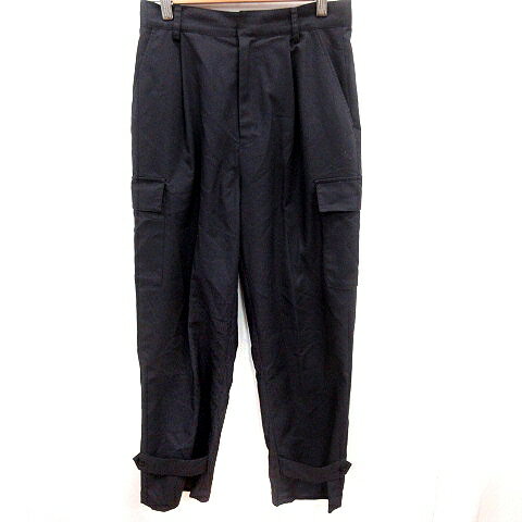 樂天商城 - 【中古】ルクールブラン le.coeur blanc カーゴパンツ 38 紺 ネイビー /RT レディース 【ベクトル 古着】 260327