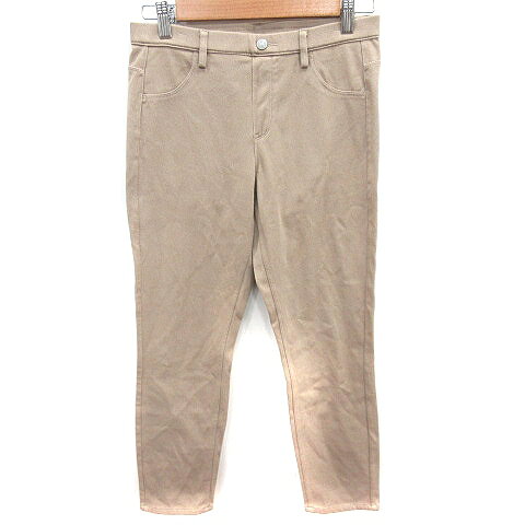 【中古】ユニクロ UNIQLO レギンスパンツ ロング M ベージュ /RT ●RY レディース 【ベクトル 古着】 260403
