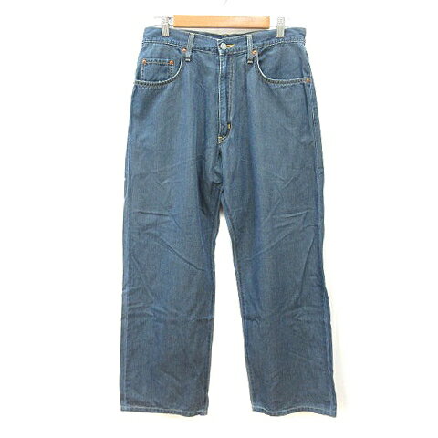 【中古】エドウィン EDWIN デニムパンツ ジーンズ ストレート 32 M 青 ブルー /MN メンズ 【ベクトル 古着】 260407