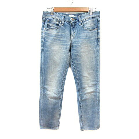 [Used] RED CARD Denim Pants Jeans Skinny Washed 23 XS Light Blue /MN Women's [Vector Used Clothing] 260417