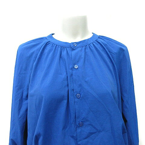 【中古】ロペピクニック ROPE Picnic シャツ ブラウス バンドカラー 長袖 38 M 青 ブルー /YI レディース 【ベクトル 古着】 260423 auc-vector-20898317 ブランド古着の買取販売ベクトル サンプル画像2